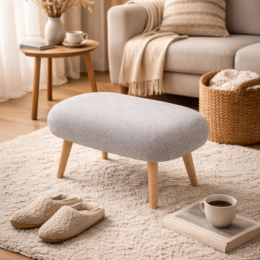 Reposapiés Calvin Gris