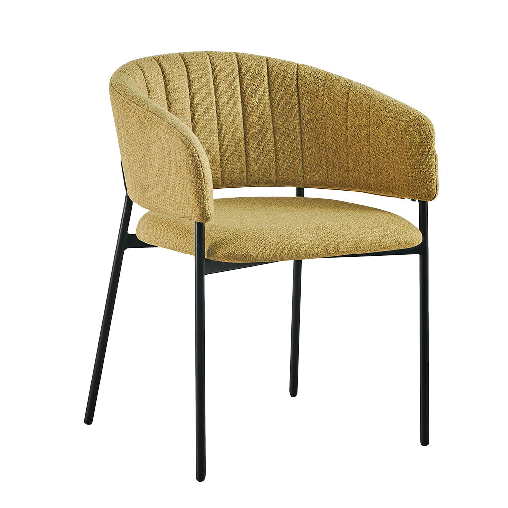 Silla Anoria mostaza