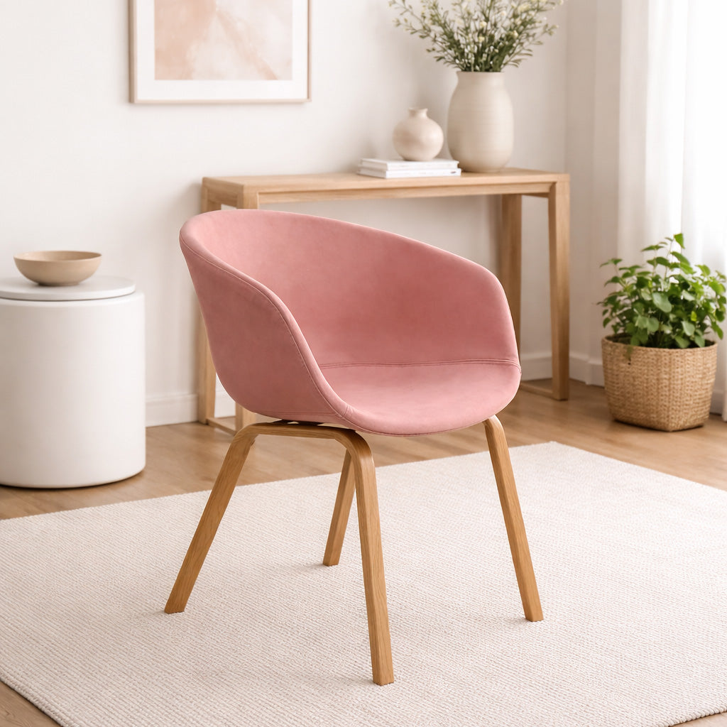 Silla Lois rosa