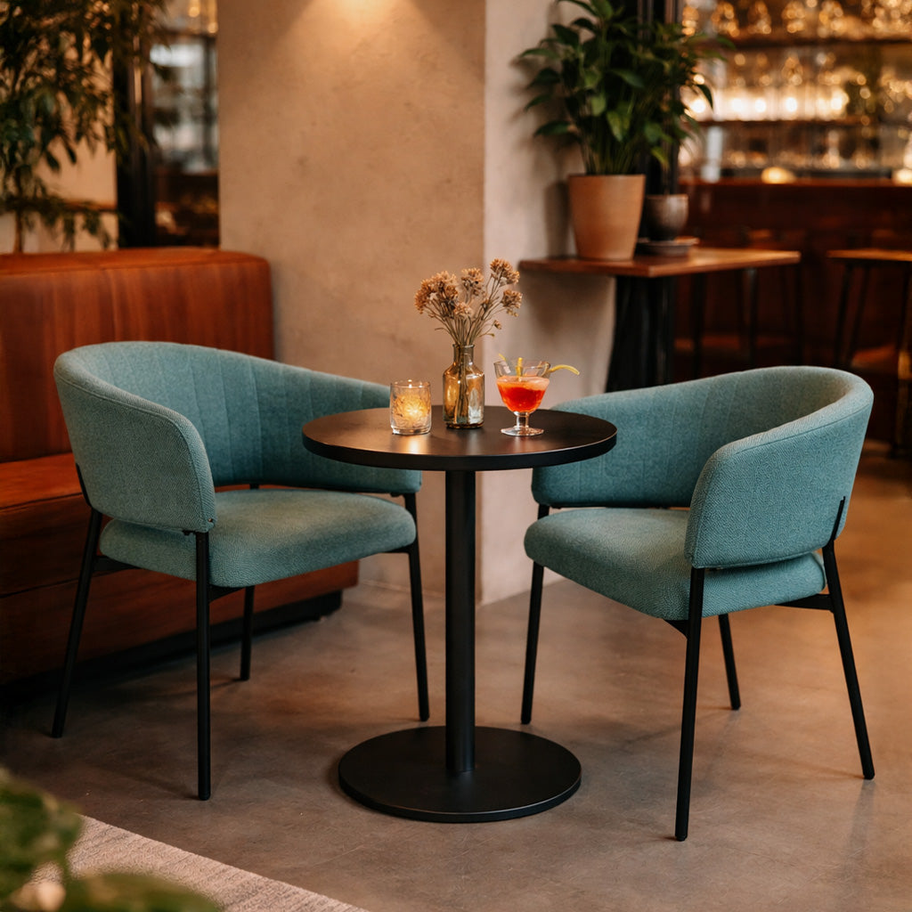 Silla Anoria turquesa