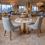 Silla Catherin azul grisáceo