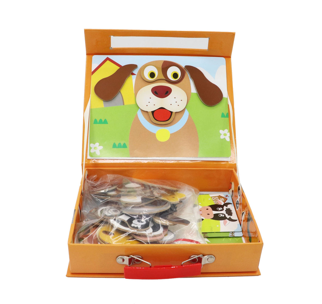 Puzle Magnético Cara de Animales