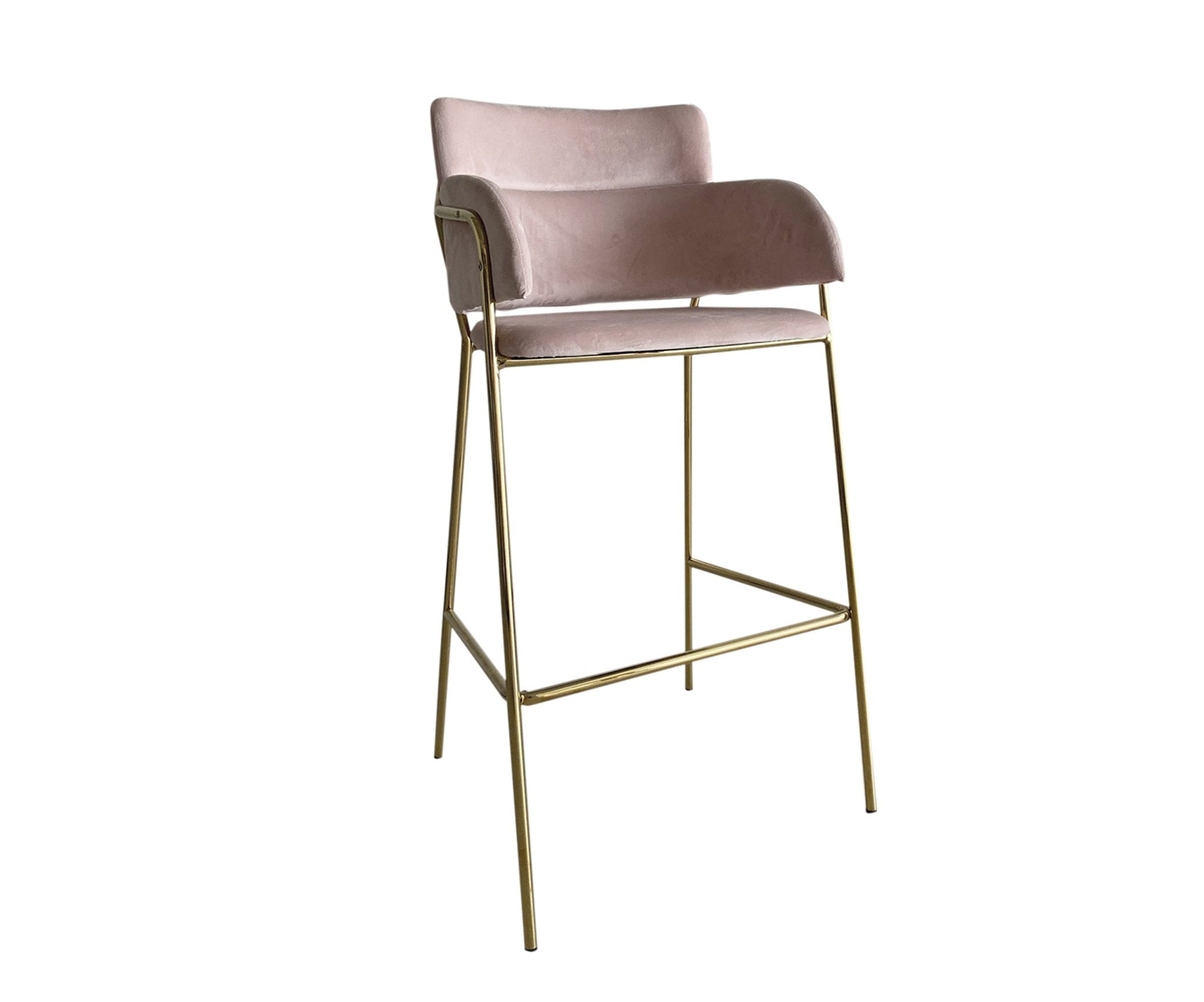 Taburete Ivonne rosa